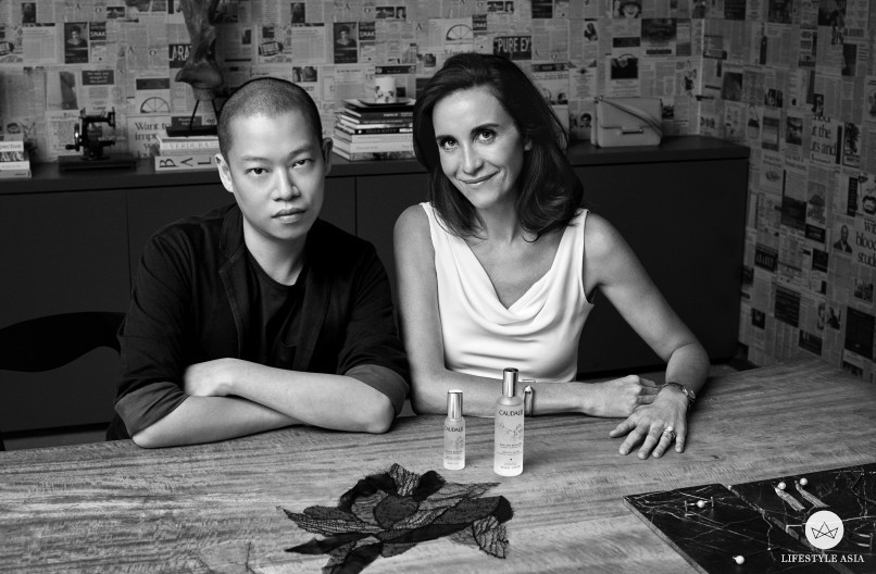Jason Wu and Mathilde Thomas (founder of Caudalie)